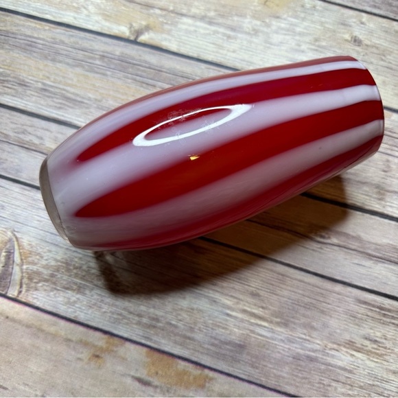 Pier 1 Accents Pier Imports Murano Style Candy Cane Red White
